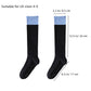 2-Pair Knee High Grip Bottom Socks with Ribbed Knit Design and Cushioned Comfort for Yoga, Pilates, and Dance