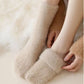 3-Pair Plush Fuzzy Socks with Soft Fluffy Texture and Mid-Calf Design for Warmth and Comfort