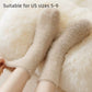 3-Pair Plush Fuzzy Socks with Soft Fluffy Texture and Mid-Calf Design for Warmth and Comfort