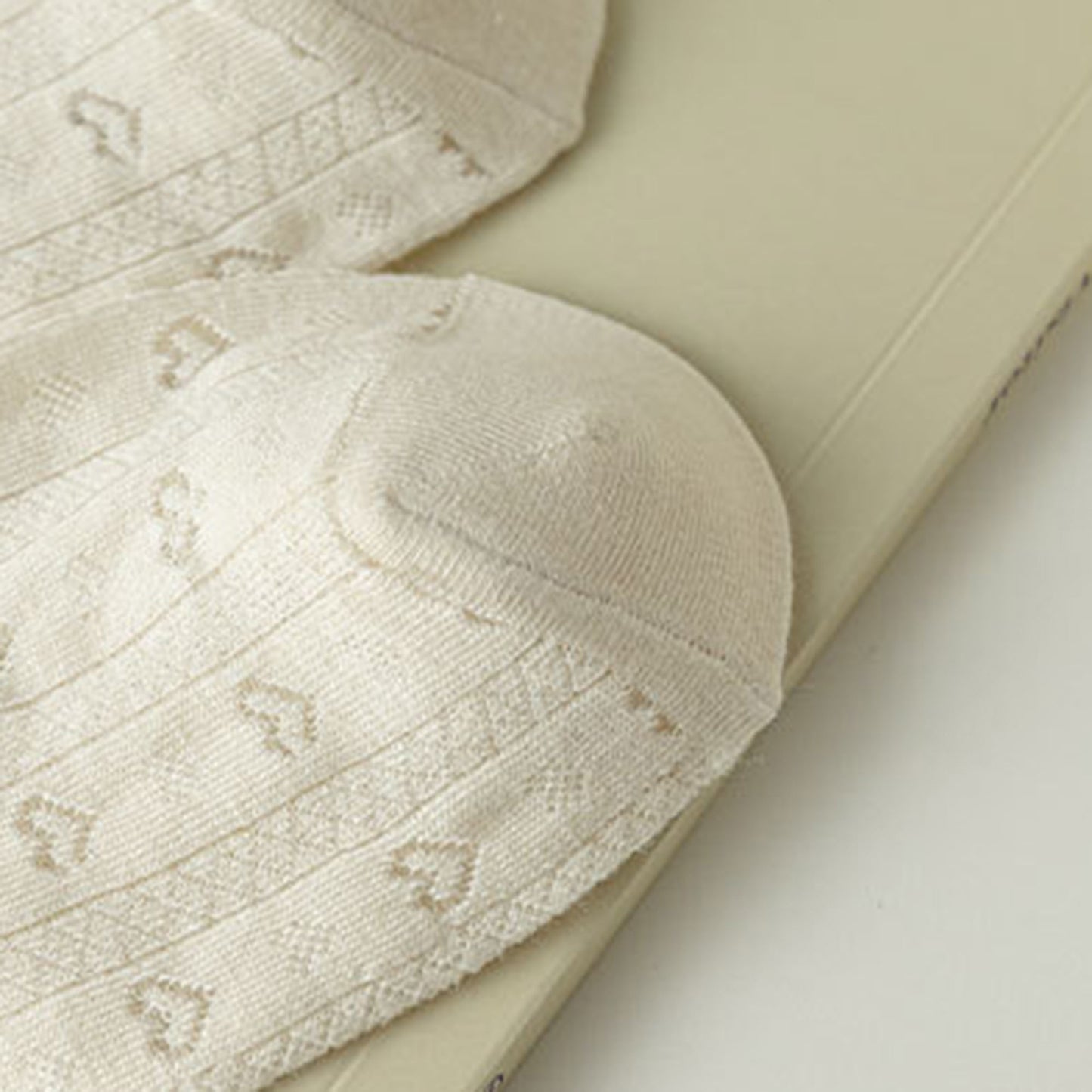 5-Pair Knit Ankle Socks with Delicate Heart Pattern and Ruffled Cuff Detail for Sweet Everyday Style