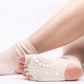 Open Toe Grip Yoga Socks with Anti-Slip Sole and Cut-Out Instep Design for Pilates and Barre Workouts