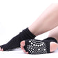 Open Toe Grip Yoga Socks with Anti-Slip Sole and Cut-Out Instep Design for Pilates and Barre Workouts