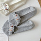 3-Pair No-Show Socks with Embroidered Dog Design and Soft Knit Low-Cut Fit for Casual Comfort