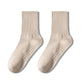 2 Pairs Women's Yoga Non-Slip Crew Socks with Gripped Soles for Pilates and Home Workouts