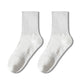 2 Pairs Women's Yoga Non-Slip Crew Socks with Gripped Soles for Pilates and Home Workouts