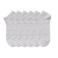 6-Pair Pure Cotton Low Cut Socks Antibacterial Soft Breathable Everyday Comfort Fit