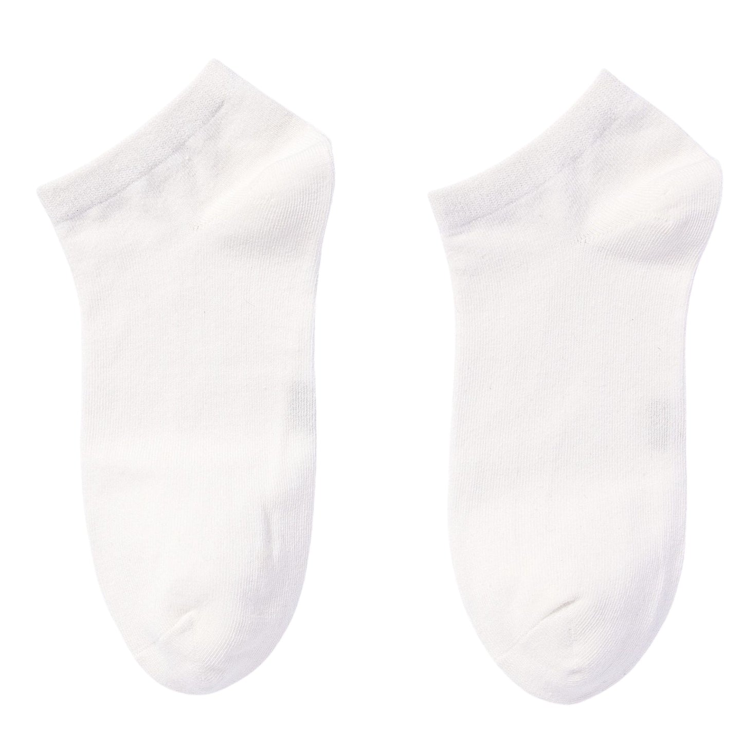 6-Pair Pure Cotton Low Cut Socks Antibacterial Soft Breathable Everyday Comfort Fit