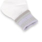 3-Pack Mid Crew Cotton Socks with Striped Cuffs Ribbed Knit Casual and Easy Matching