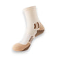 3 Pair Pack Sports Crew Socks with Color Block Toes Cushioned Soles and Ribbed Knit Design