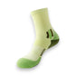 3 Pair Pack Sports Crew Socks with Color Block Toes Cushioned Soles and Ribbed Knit Design