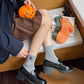 3-Pack Crew Socks with Ribbed Cuffs in Festive Halloween Design