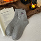 3-Pack Crew Socks with Ribbed Cuffs in Festive Halloween Design