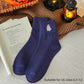 3-Pack Crew Socks with Ribbed Cuffs in Festive Halloween Design