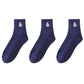3-Pack Crew Socks with Ribbed Cuffs in Festive Halloween Design