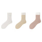 3-Pair Plush Cuffed Crew Socks Soft Knit Ribbed Design Comfortable Everyday Wear