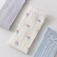 3 Pair Pack Quarter Socks with Knit Patterns Lace Trim and Bow Detail