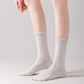 3 Pair Pack Quarter Socks with Knit Patterns Lace Trim and Bow Detail