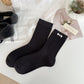 3 Pairs Quarter Socks Heart Accent Knit Stretchy Comfortable Fit Everyday Casual Wear