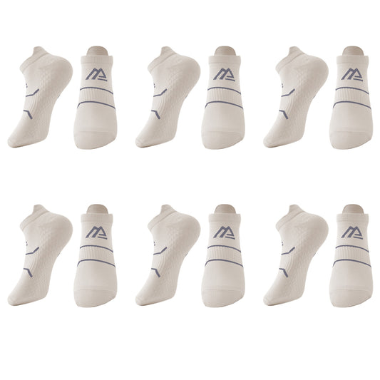 Men's Athletic Ankle Socks 6pk with Geometric Design