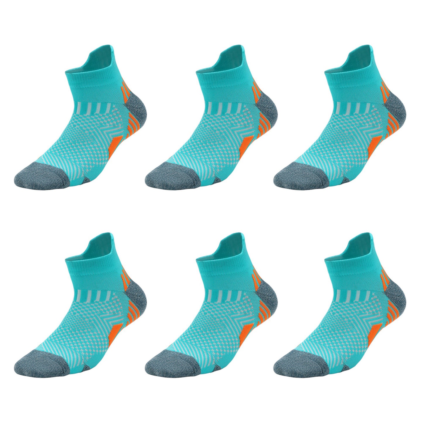 Men's 6pk Sports Athletic Ankle Socks