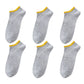 Men's No - Show Athletic Socks 6pk with Accents