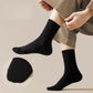 3 - Pack Classic Crew Socks with Soft Stretch Knit Fabric and Comfortable Ribbed Cuff