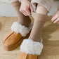 3-Pair Soft Ribbed Crew Socks Set with Stretch Comfort Fabric, Reinforced Cuffs, Breathable Knit Design and Everyday Cozy Wear Giftable Pack