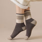 3 - Pack Colorblock Crew Socks with Soft Knit Fabric and Reinforced Heel and Toe