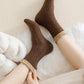 3 - Pack Cable Knit Crew Socks with Soft Textured Fabric and Contrast Cuff Detail