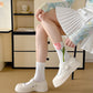 6pk Women's Ankle Socks with Tulip Embroidery