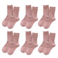 Star - Patterned 6pk Soft Crew Socks