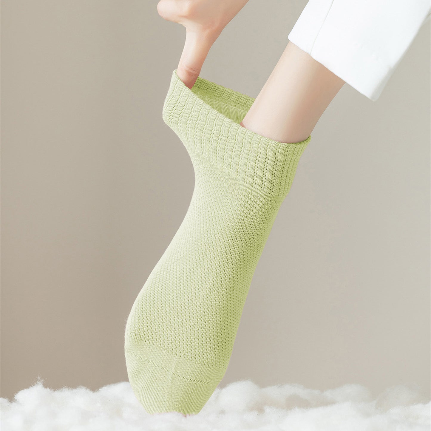 6pk Breathable Mesh Knit Casual Ankle Socks