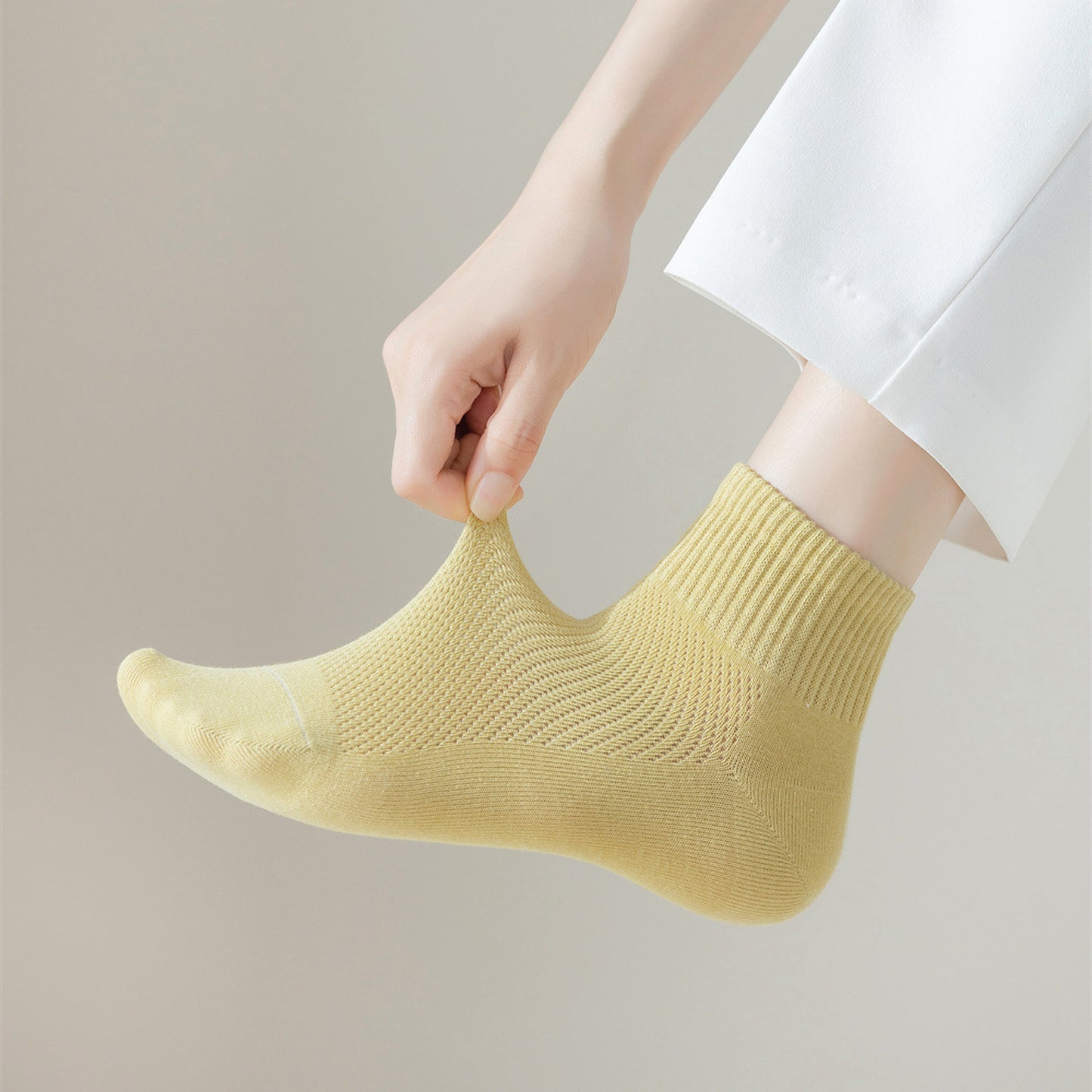 6pk Breathable Mesh Knit Casual Ankle Socks