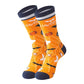 2 Pairs Women's Cotton Halloween Socks Fun Festive Holiday Patterns