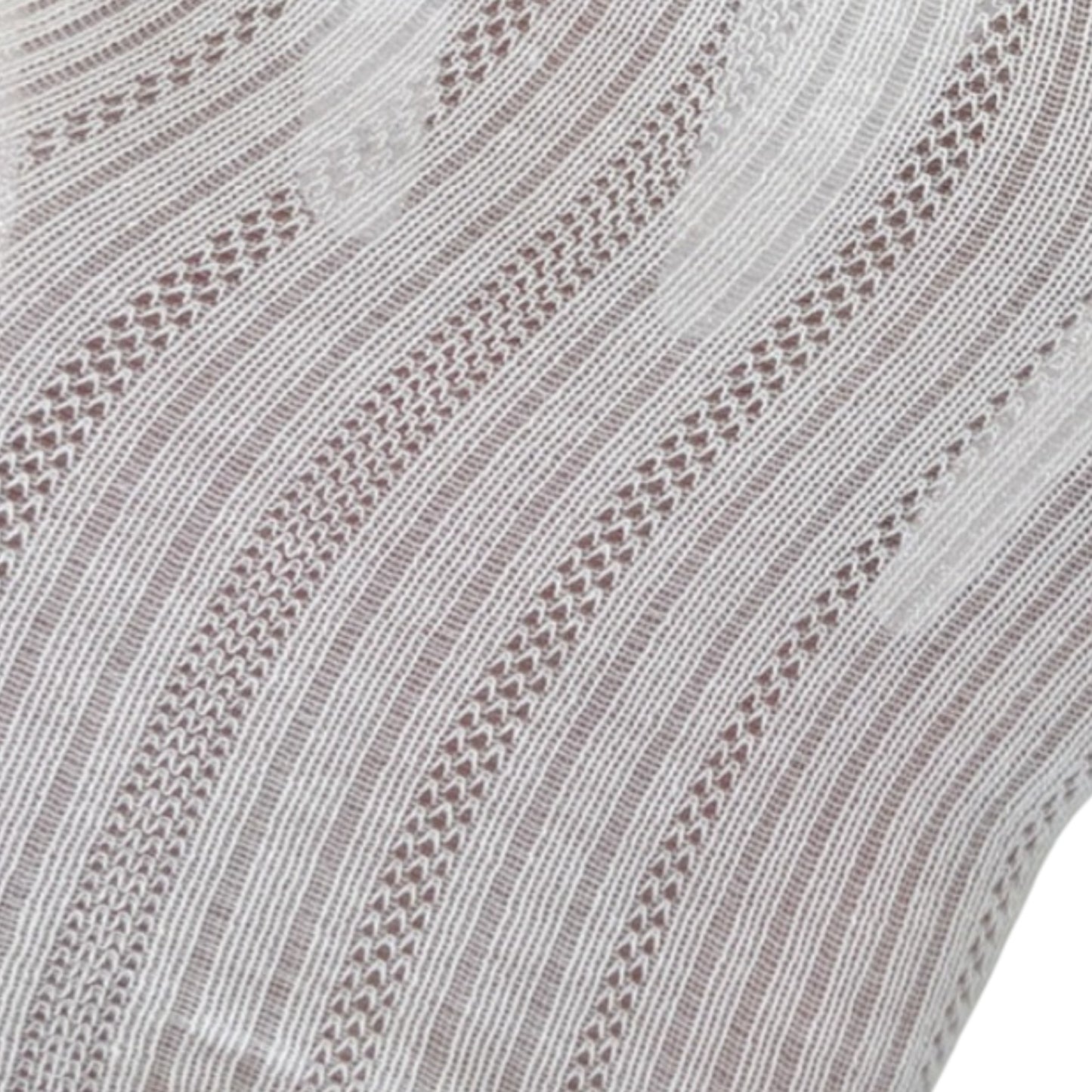 3-Pair Pack Cotton Mesh Ankle Socks with Delicate Ruffle Trim