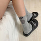 3-Pair Cotton Blend Socks with Cute Animal Designs Breathable and Comfortable