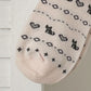 Cotton Blend Socks 3-Pair Pack with Cute Animal Print Comfortable and Soft