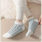 3-Pair Ultra-Soft Fuzzy Ankle Socks with Cozy Textured Design US 5¨C10
