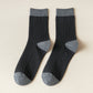 6pk Men's Contrast - Color Ribbed Crew Socks - Non - Binding & Stay - Up