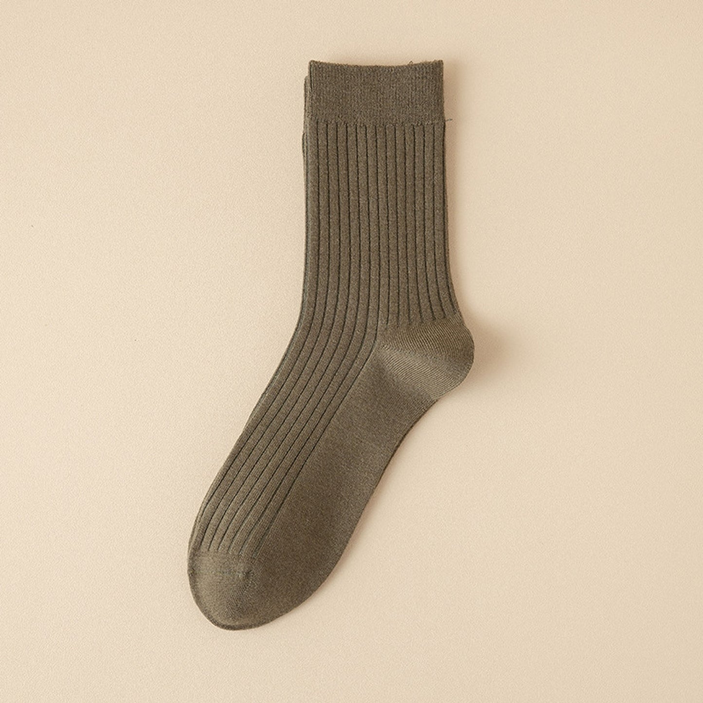 6pk Men's Wool Crew Socks - Soft, Durable & Anti - Pilling