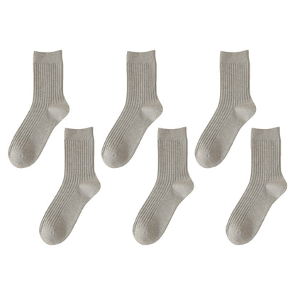 6pk Men's Wool Crew Socks - Soft, Durable & Anti - Pilling