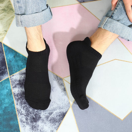 6pk Men's Low - Cut Athletic Socks with Massage Sole & Sweat - Wicking