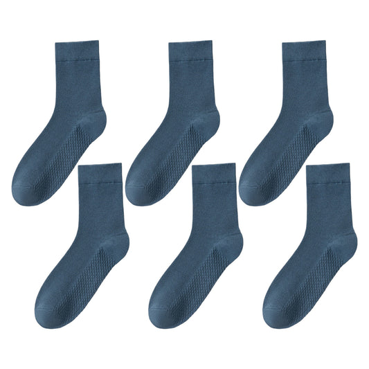 Men's Breathable Ankle Socks 6pk with Honeycomb Structure