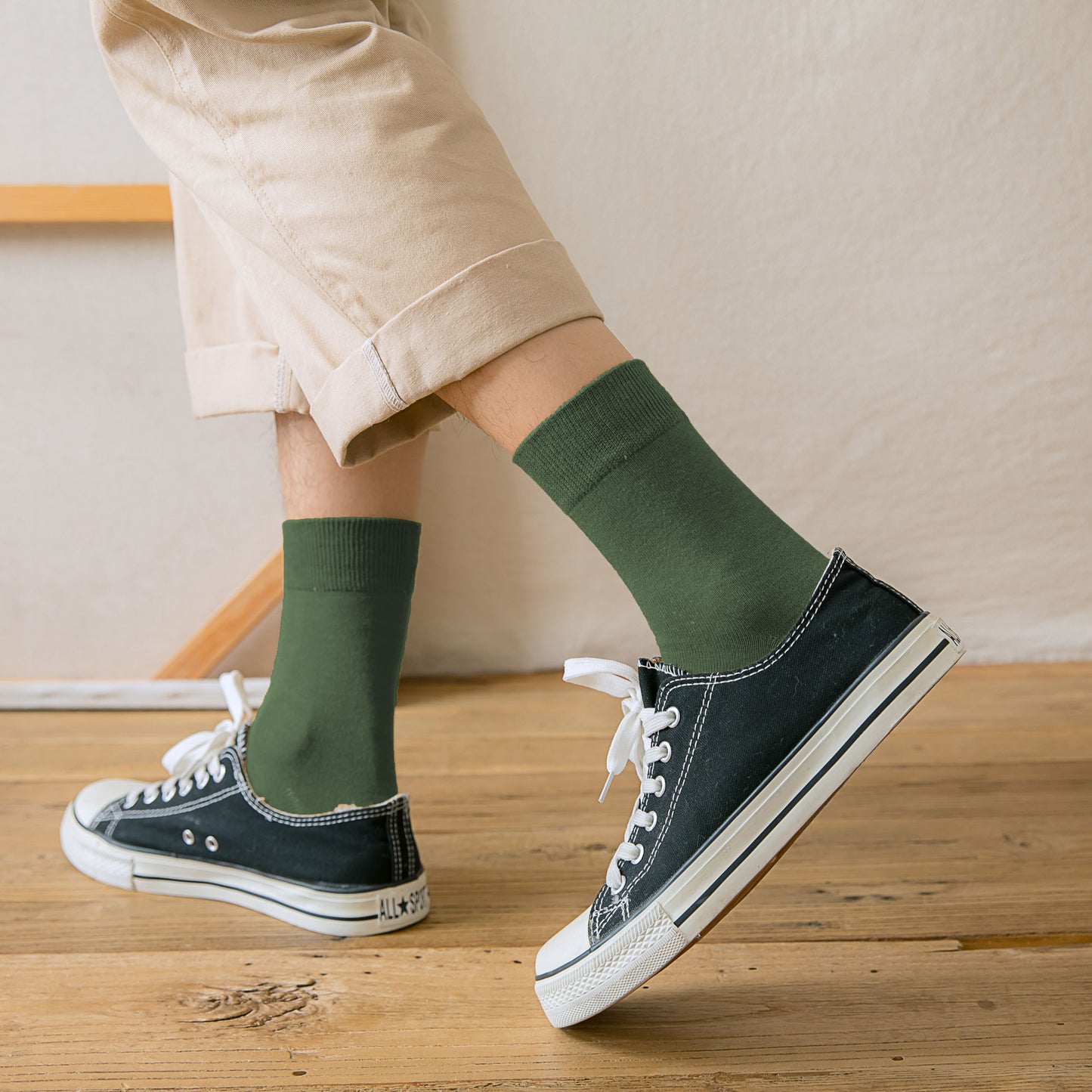 6pk Men's Crew Socks - Soft, Comfortable & Versatile