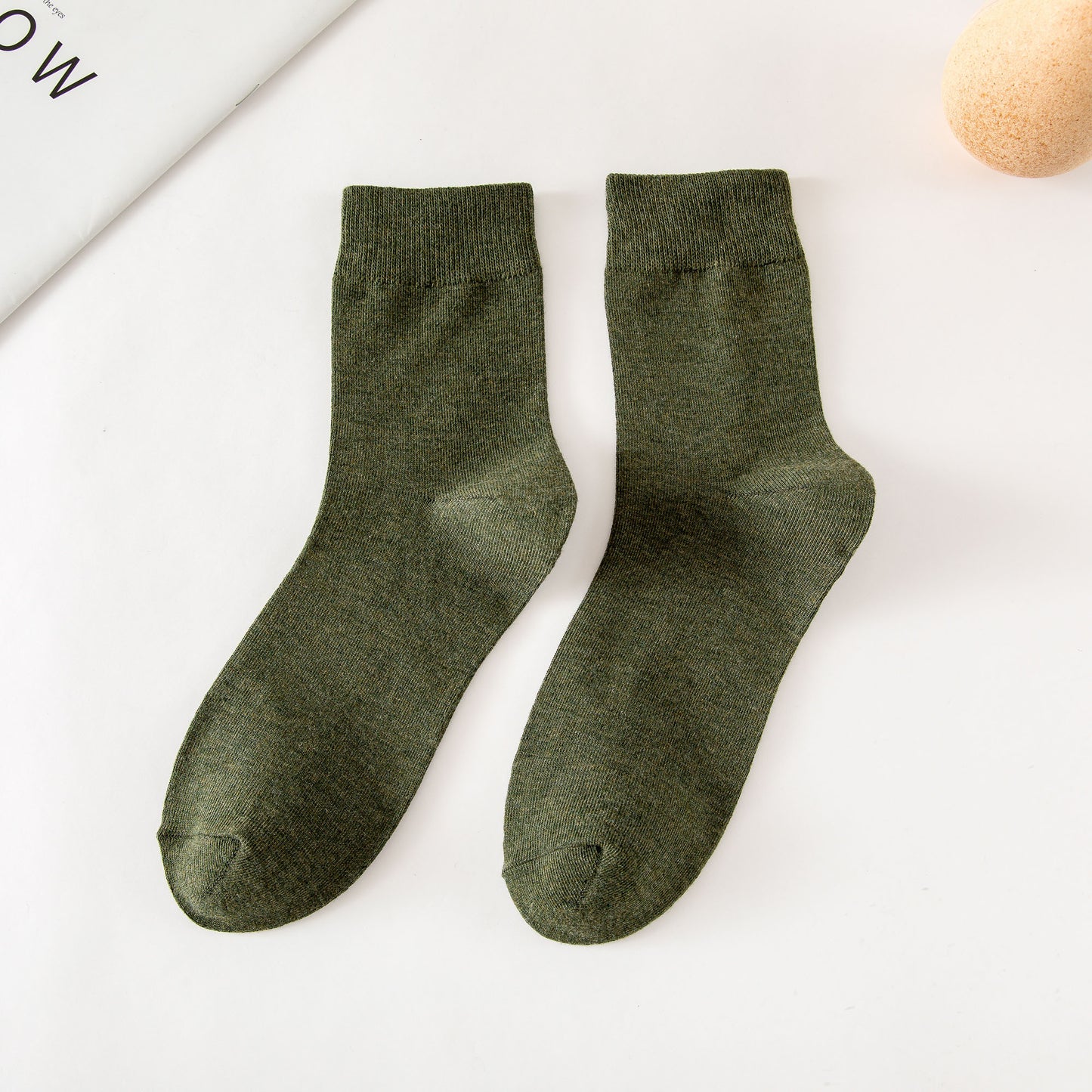 6pk Men's Crew Socks - Soft, Comfortable & Versatile