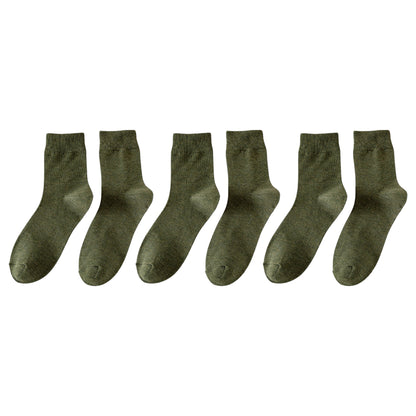 6pk Men's Crew Socks - Soft, Comfortable & Versatile