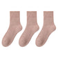 3-Pack Thermal Wool Blend Socks with Plush Lining for Winter Warmth