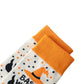 3-Pack Halloween Cotton Crew Socks with Festive Patterns
