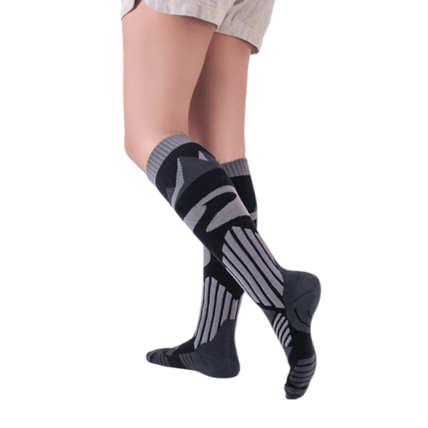 Outdoor Hiking Skiing Cotton Socks Over-the-Calf Warm Breathable Performance Fit