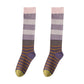 2 Pairs Striped Casual Sports Cotton Socks Soft Breathable Durable Everyday Comfort Fit
